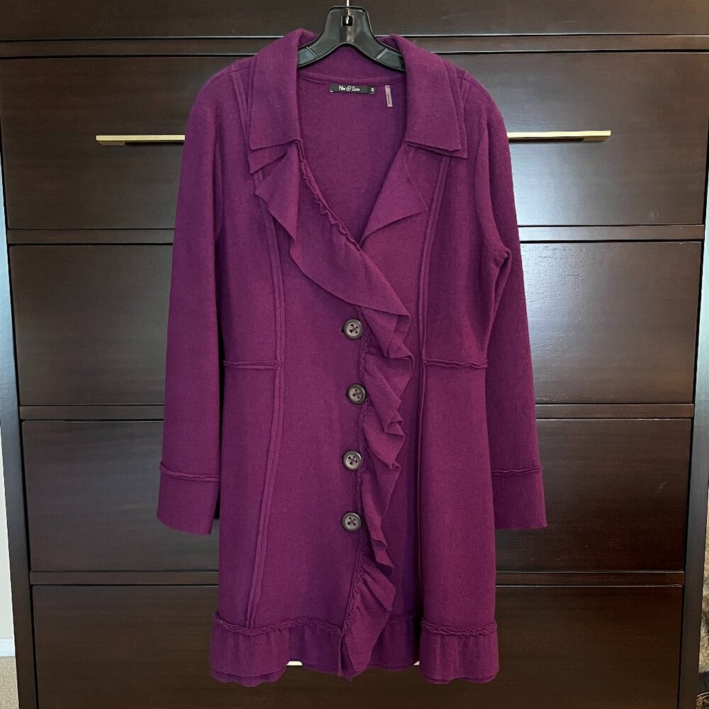 Nic + Zoe Long Wool Cardigan Sweater